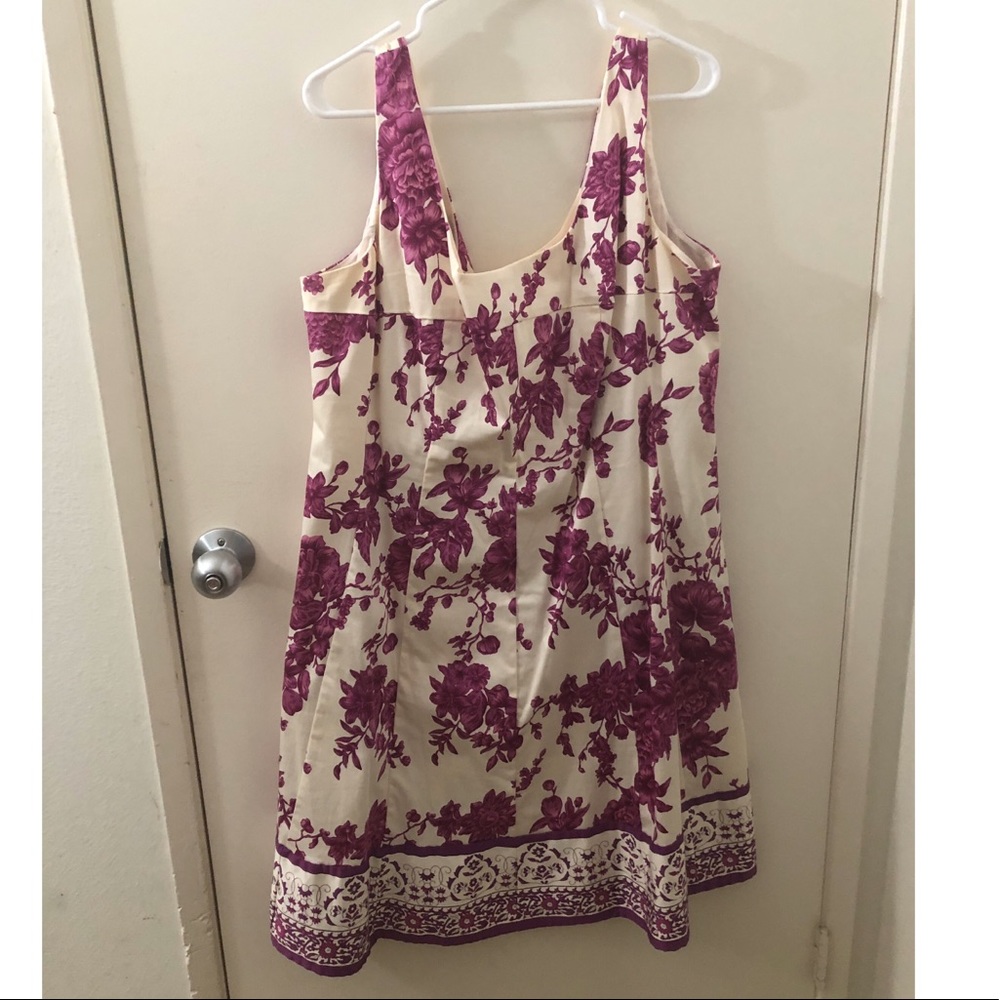 Nine West 18W Floral dress. Worn only once.